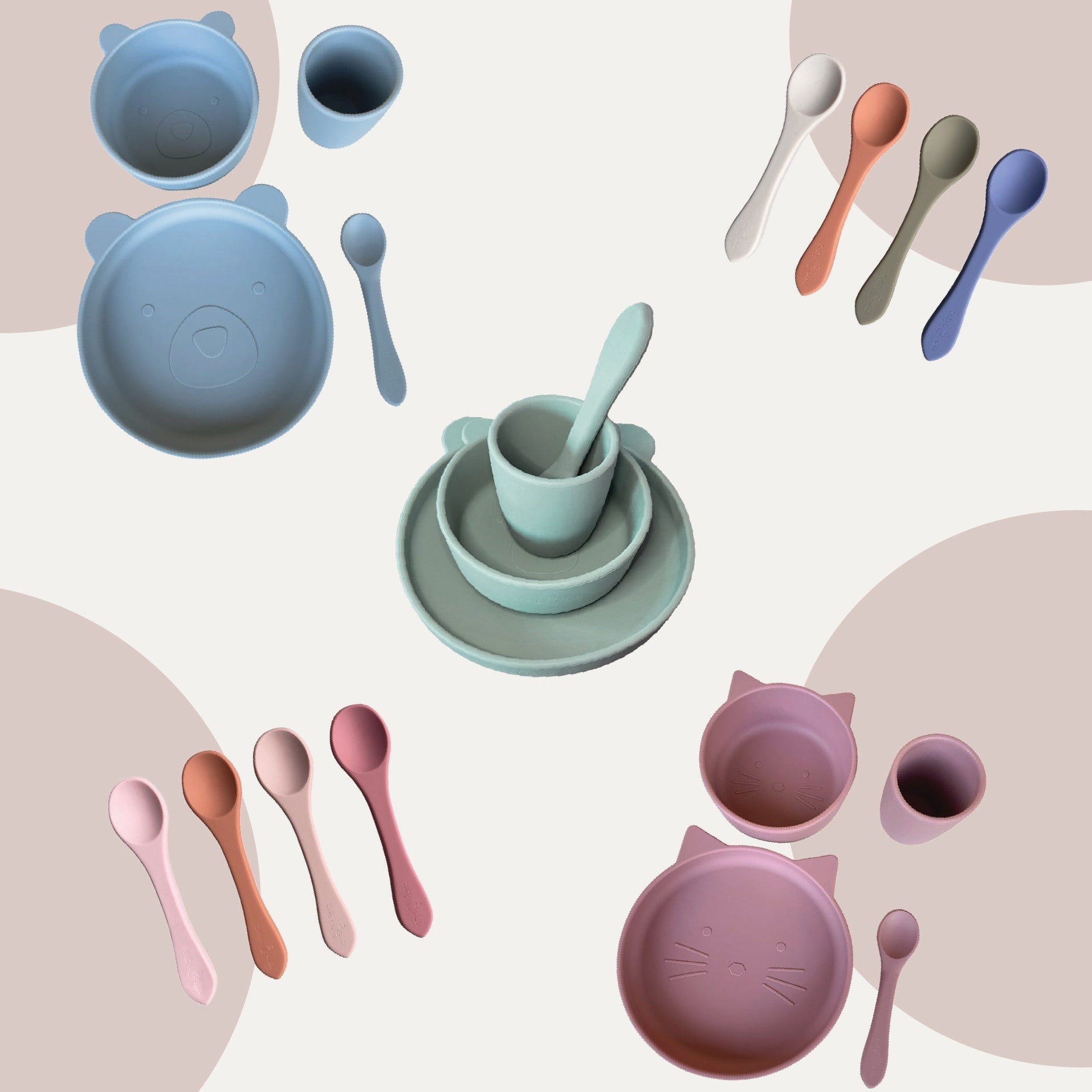 Silicone Dinnerware for Baby-Led Weaning - Safe, Easy & Mess-Friendly