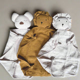 Tutyi & Sisu organic cotton baby & toddler koala, lion comforter, lovey, security blanket