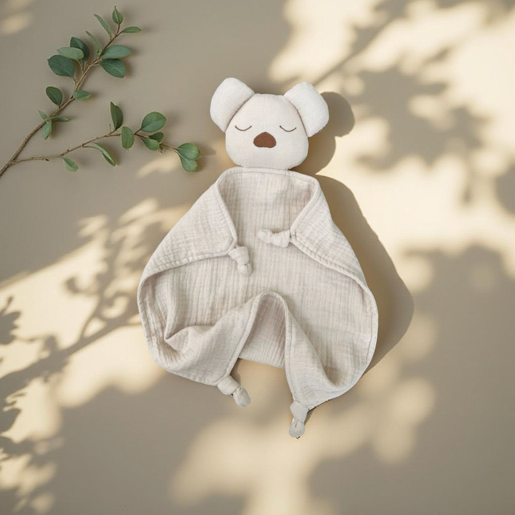 Tutyi & Sisu organic cotton baby & toddler koala comforter, lovey, security blanket
