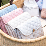 Organic Cotton Travel Change Mat Slate