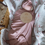 Organic Cotton Muslin Swaddle Cherry Blossom