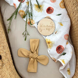 Set of 13 Double-Sided Wooden Milestone Cards Leaf
