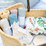 Organic Cotton Muslin Swaddle In The Jungle