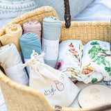 Organic Cotton Muslin Swaddle Alaska