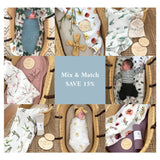 Mix & Match 2 Pack Muslin Swaddle Set- SAVE 15%