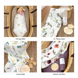 Milestone Cards & Muslin Swaddle Set- SAVE 15%
